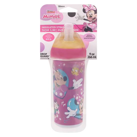 Disney Junior 9 Ounce Minnie Insulated Straw Cup