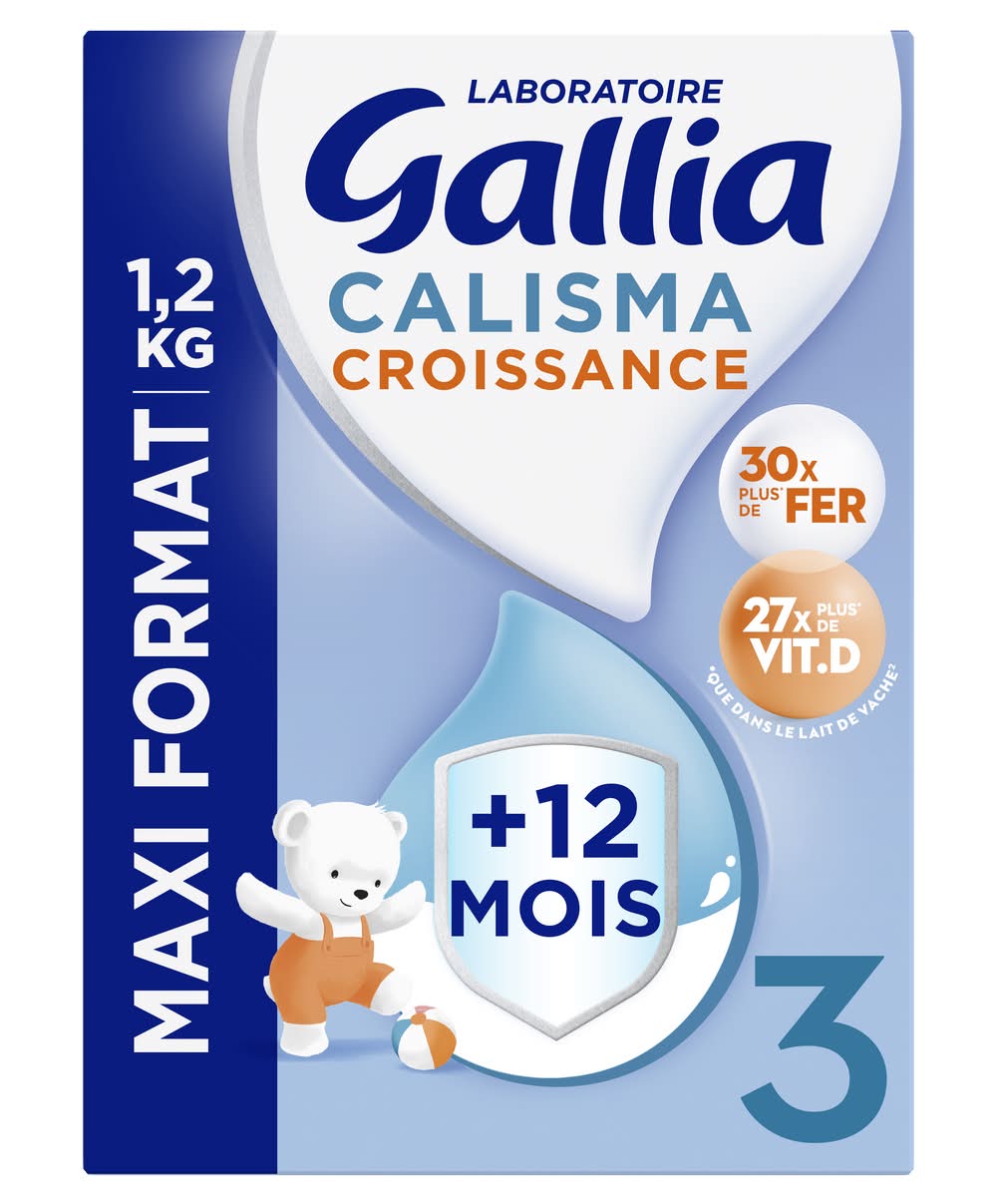 Laboratoire Gallia - Aliment lacté en poudre calisma croissance 3 dès 12 mois (2)