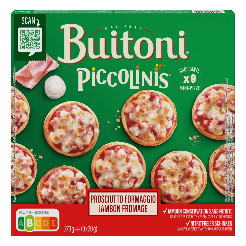 Mini Pizzas Buitoni Piccolinis Capricciosa 270Gr