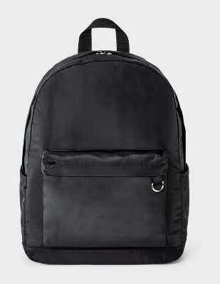 Wild Fable Nylon Collegiate Dome Backpack, Black