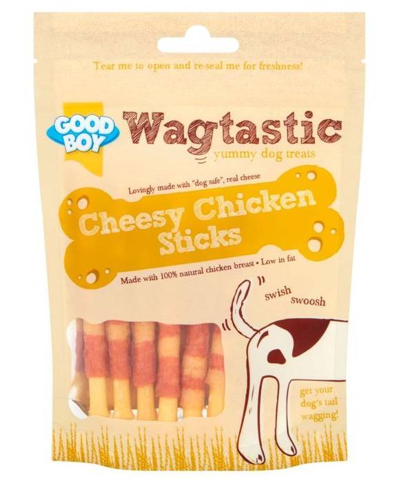 Good Boy Wagtastic Cheesy Chicken Sticks 70g (407616)