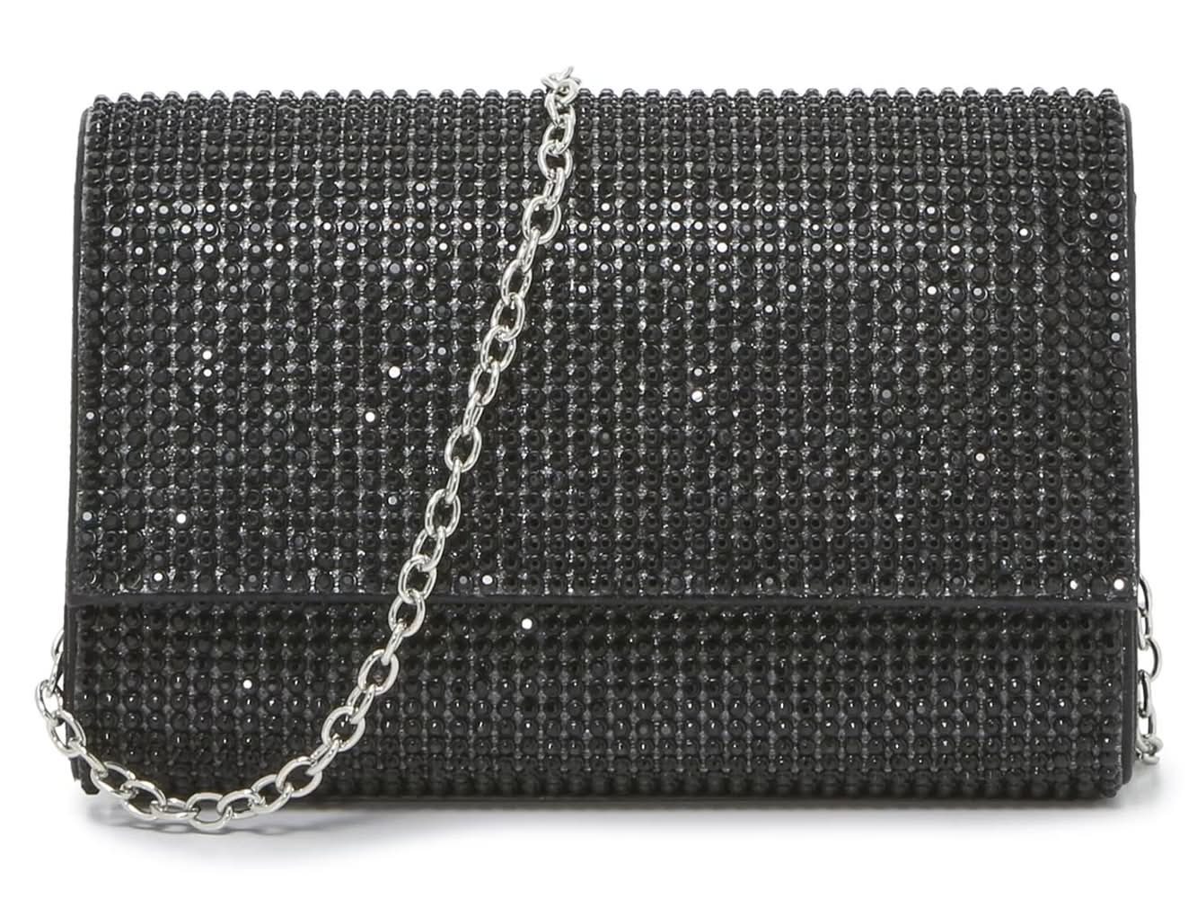 Kelly & Katie Jeweled Clutch (Black One Size)