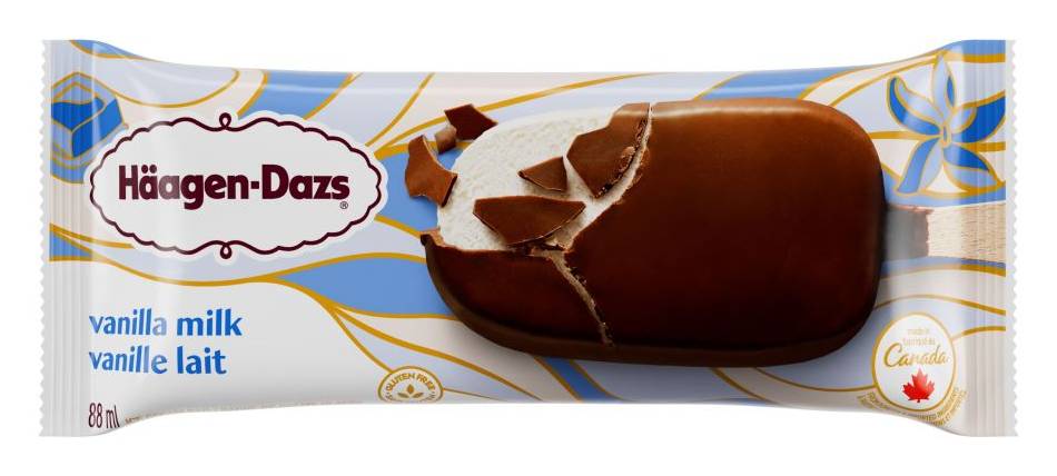 Haagen Dazs Vanilla & Milk Chocolate (88ml) 88728