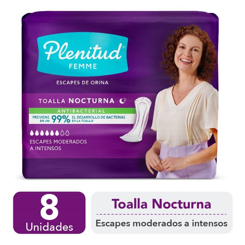 Toalla Nocturna para Incontinencia Leve PLENITUD FEMME