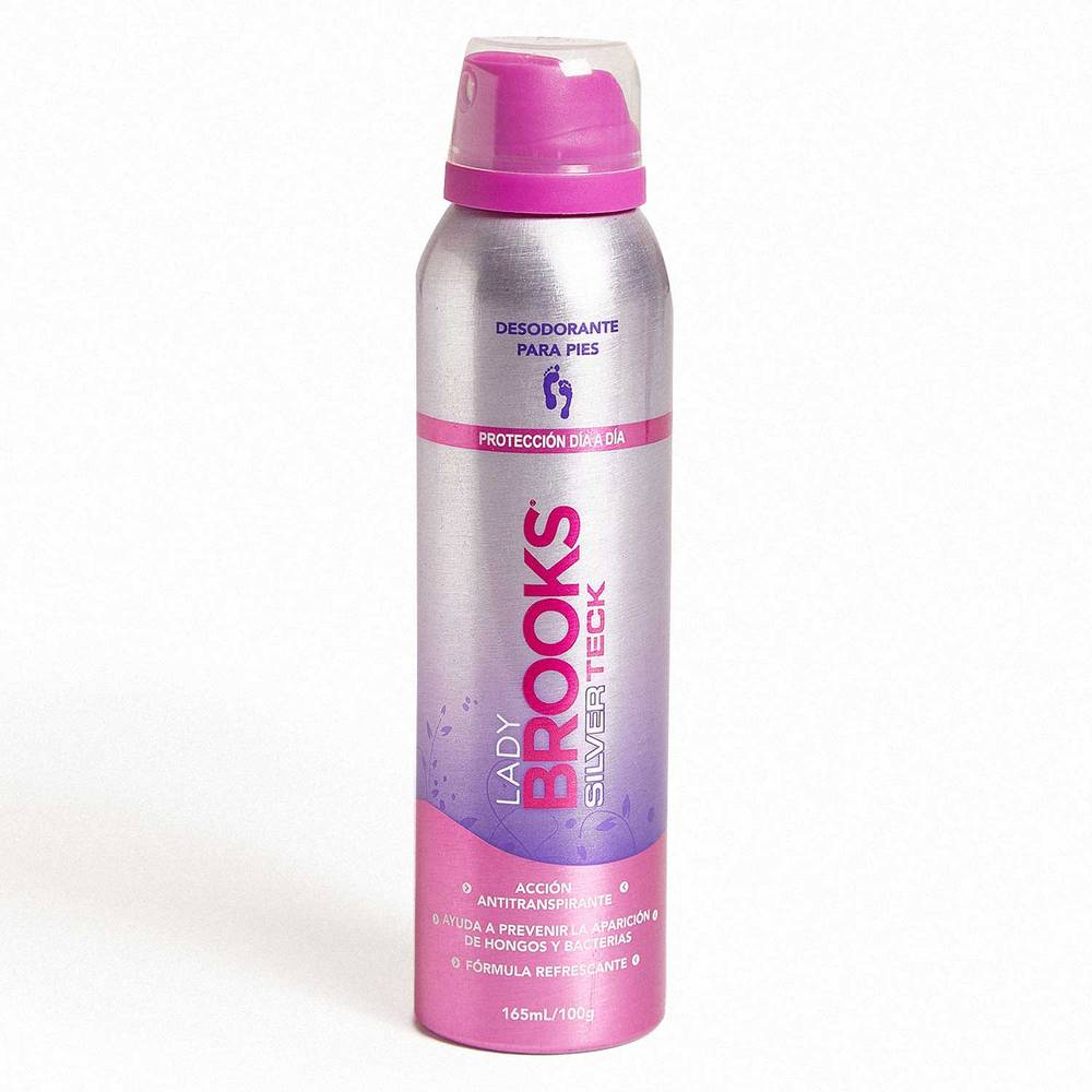 Brooks · Desodorante para pies lady spray slilver teck (100 g)