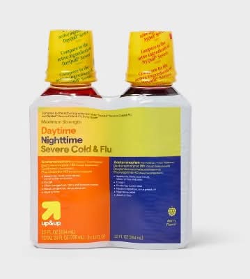 up&up Day Night Severe Cold Flu Relief Liquid (12 fl oz, 2 ct)