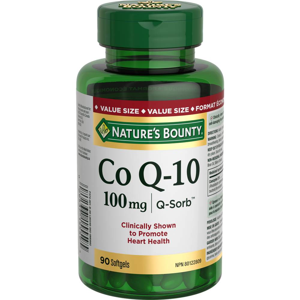 Nature's Bounty Co-Q10 100 mg Softgels