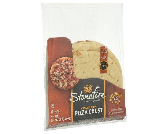 Stonefire · Artisan Thin Pizza Crust (4 pack)