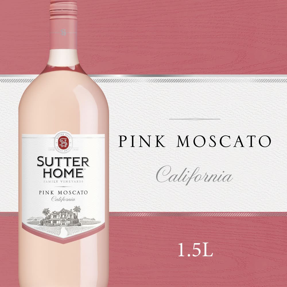 Sutter Home California Pink Moscato Wine (1.5 L)