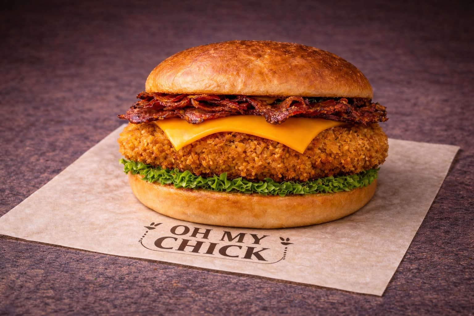 Chick Bacon Burger 🥓