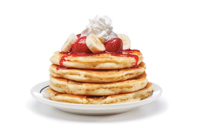 Strawberry Banana Pancakes