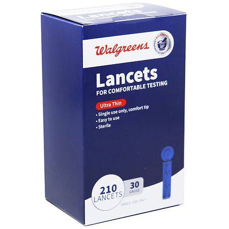 Walgreens Lancets - 30 G 210.0 ea
