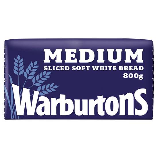 Warburtons Medium White 800g