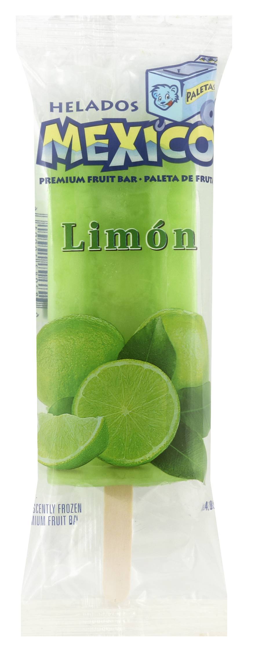 Helados Mexico Lemon Fruit Bar (4 oz)