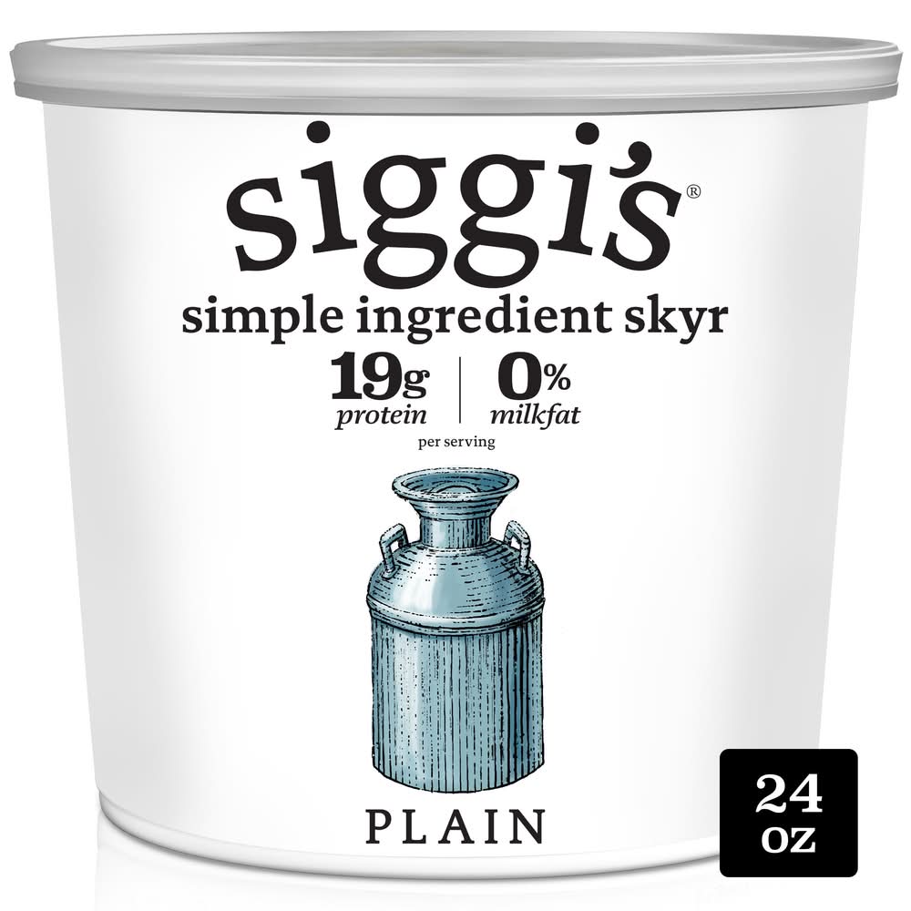 siggi's Icelandic Skyr Plain Nonfat Yogurt (24 oz)