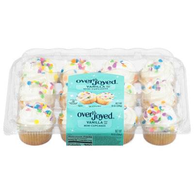 Overjoyed Mini Vanilla Cupcakes - 10 Oz