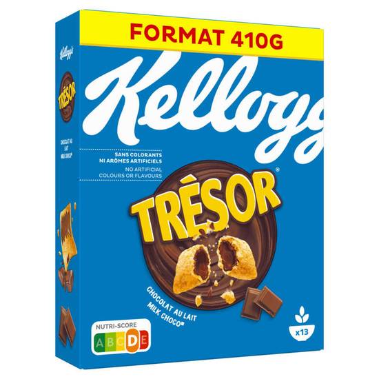 KELLOGG'S - Céréales - Trésor Chocolat au lait  - 410g