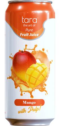 Tara Beverages Pure Mango Juice With Pulp 16.9 Fl.oz
