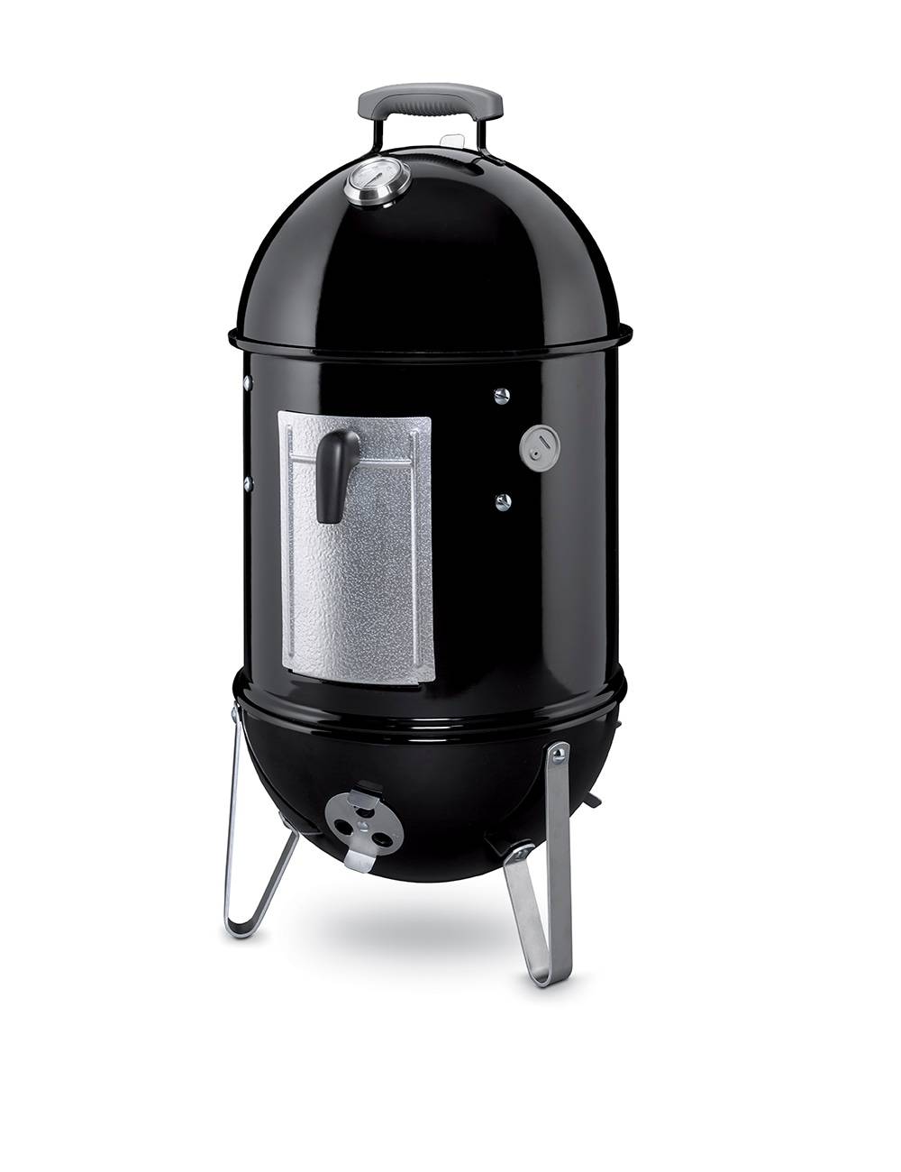 Weber 14-in Smokey Mountain Cooker 286-Sq in Black Porcelain-enamel Vertical Charcoal Smoker | 711001