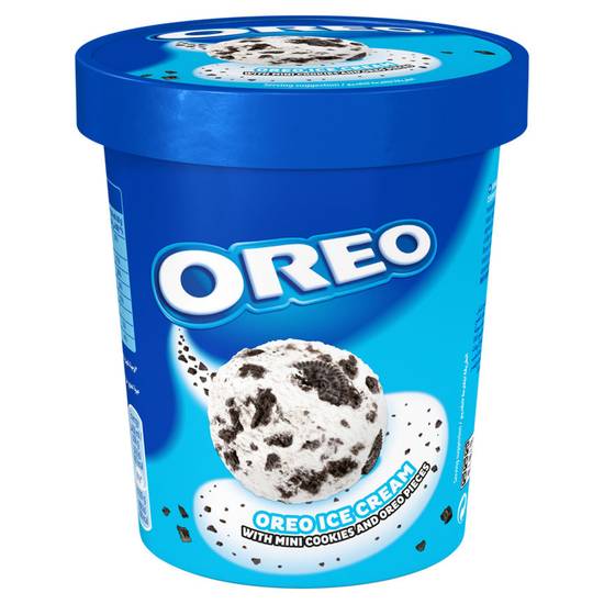 Oreo Vanilla Flavour Ice Cream with Oreo Biscuit Pieces 480ml