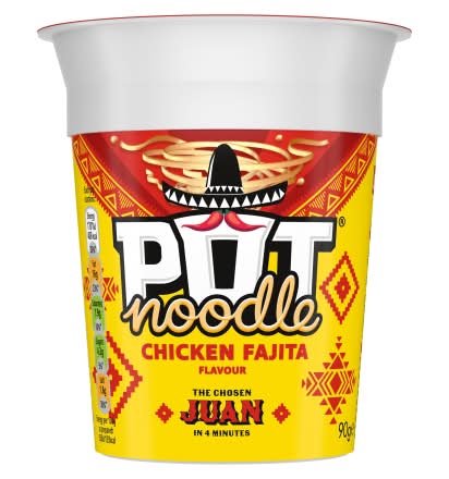 Pot Noodle Chicken Fajita, Standard Snack (90g)