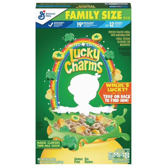 Lucky Charms Limited Edition St. Patrick's Day Cereal (marshmallow)