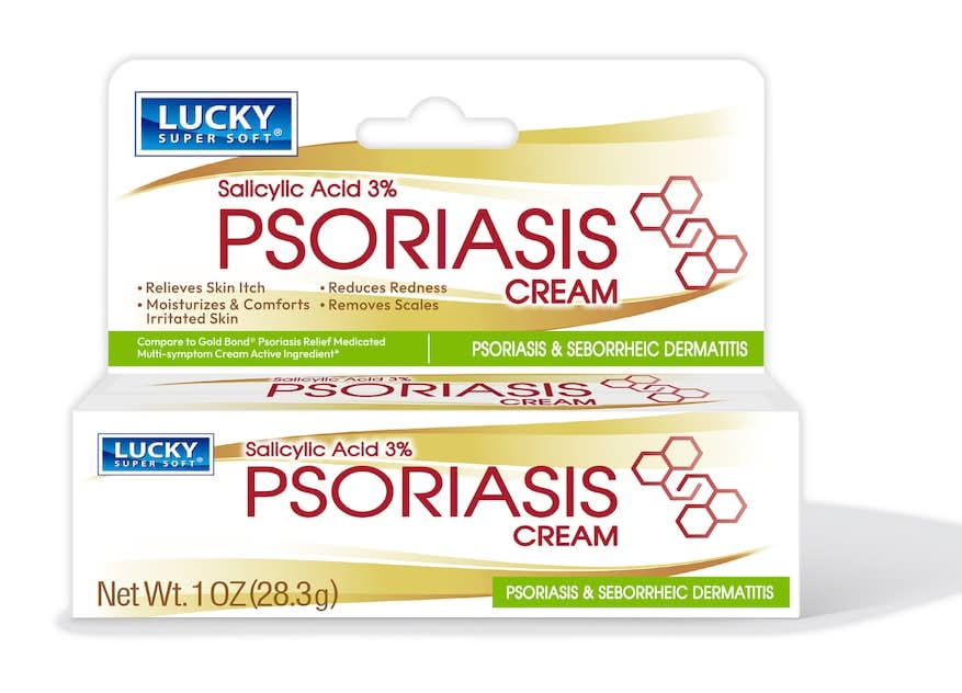 Lucky Super Soft Psoriasis Cream With 3% Salicylic Acid (1 oz)