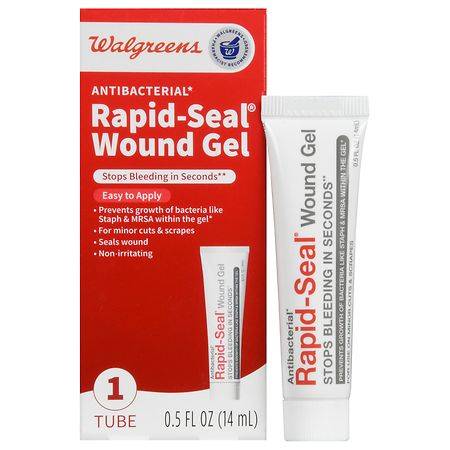 Walgreens Antibacterial Rapid-Seal Wound Gel - 0.5 fl oz