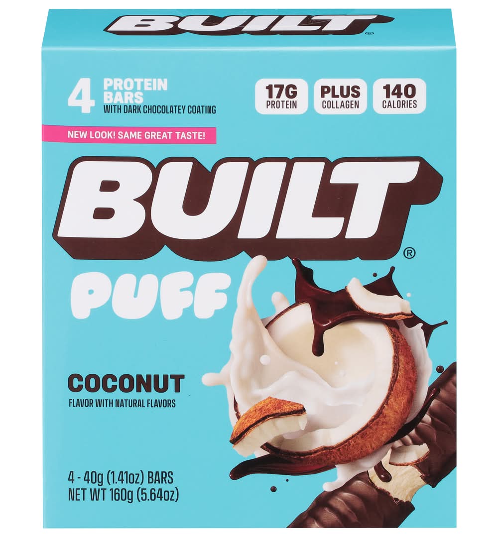 Built Puff Coconut Bar (5.64 oz, 4 ct)
