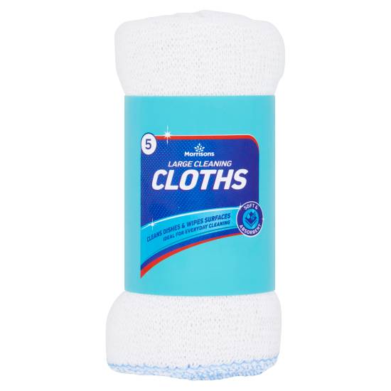 Morrisons Cleaning Cloths (32cm x 30cm)