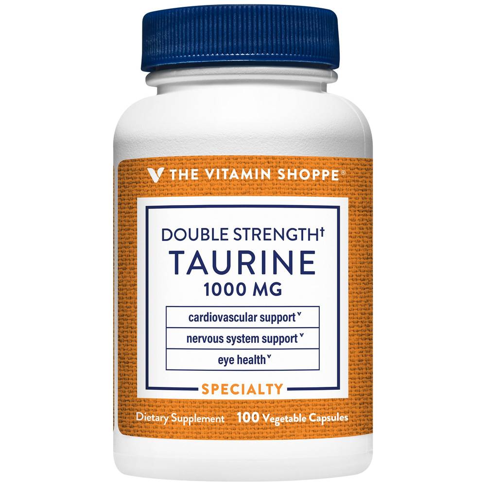 The Vitamin Shoppe Double Strength Taurine 1000 mg