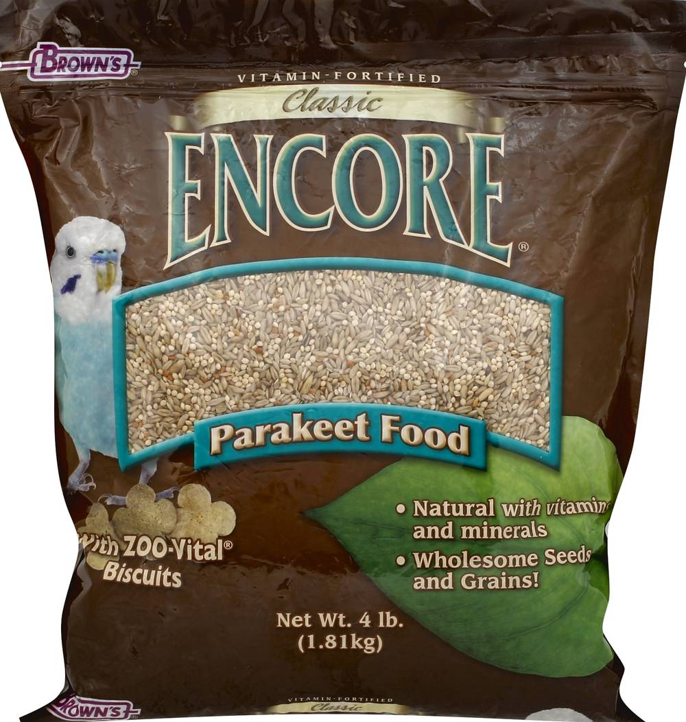 Brown's Classic Encore Parakeet Food (4 lbs)