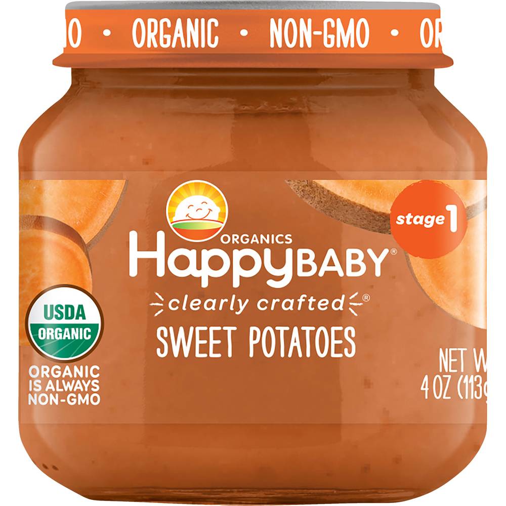 Happy Baby Sweet Potatoes Stage 1 Organic Baby Food