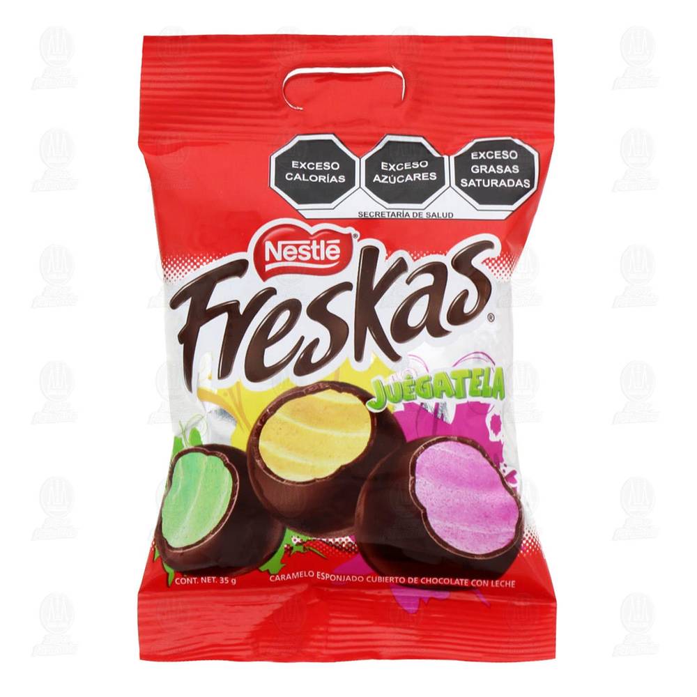 Freskas · Caramelos cubiertos de chocolate (35 g)