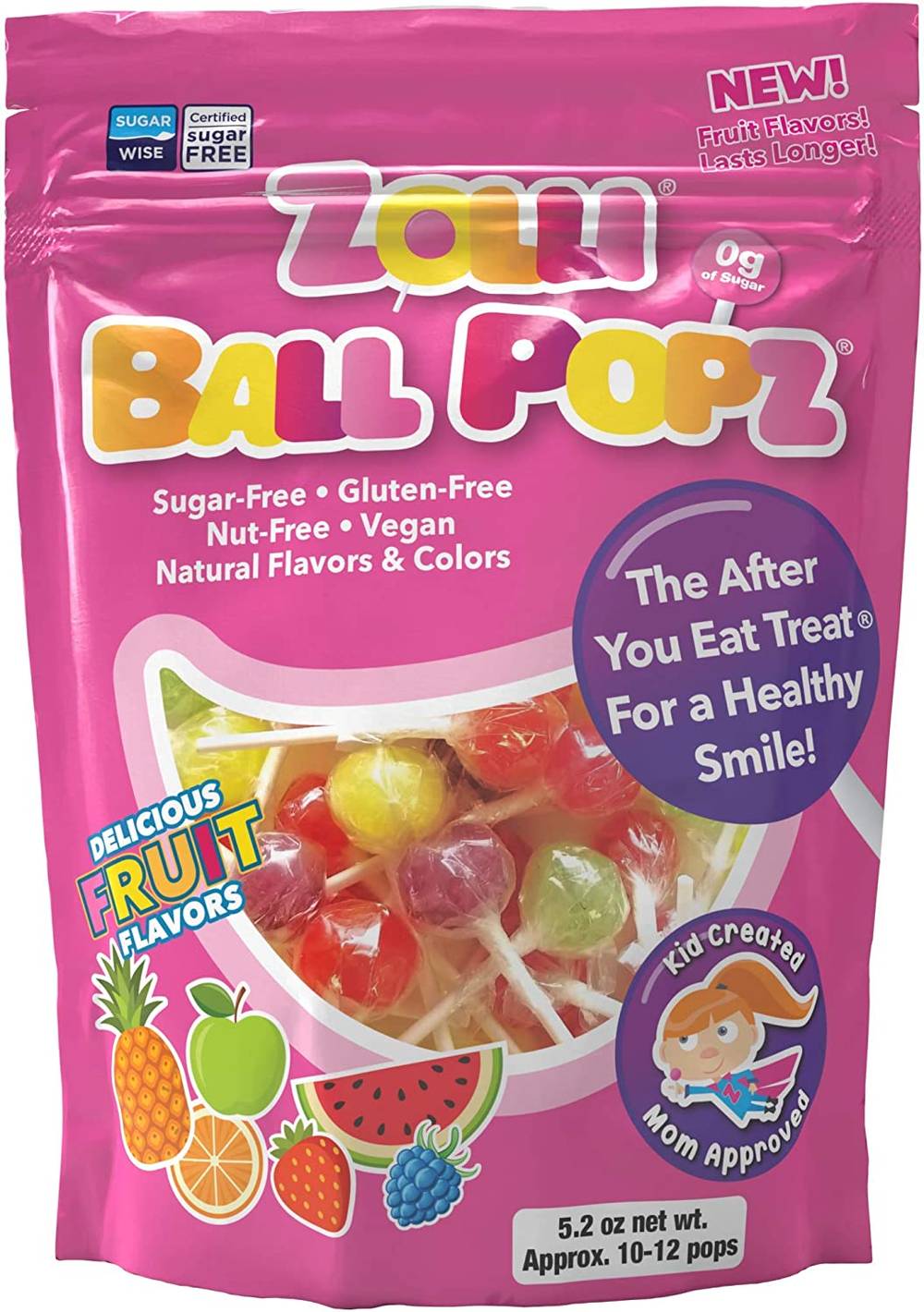 Zollipops Ball Popz Candy (assorted)