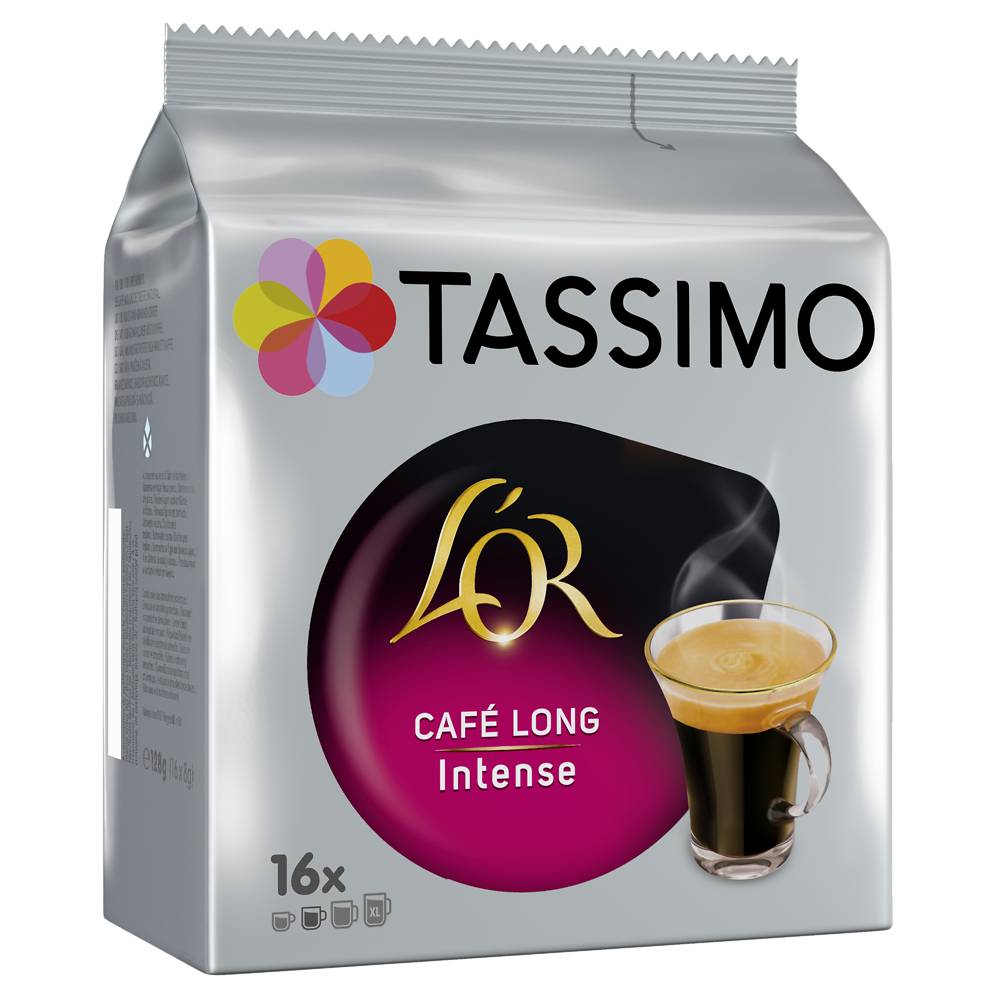 Café dosettes TASSIMO L'Or Café Long Intense - Compatible TASSIMO - x16
