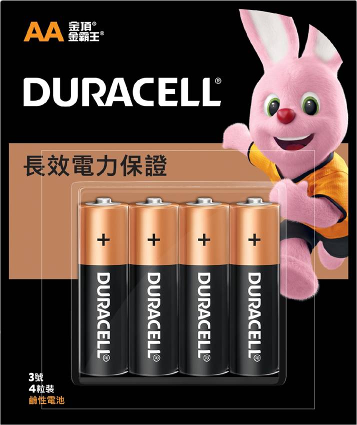 金頂３號電池４入卡裝