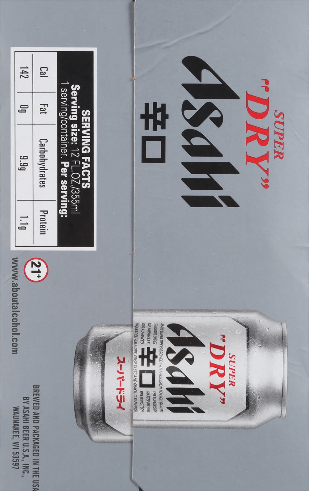 Asahi Super Dry Lager Beer (12 x 12 fl oz) | Postmates