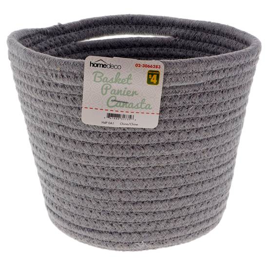 Home Deco Soft Cotton Rope Storage Bucket (##)