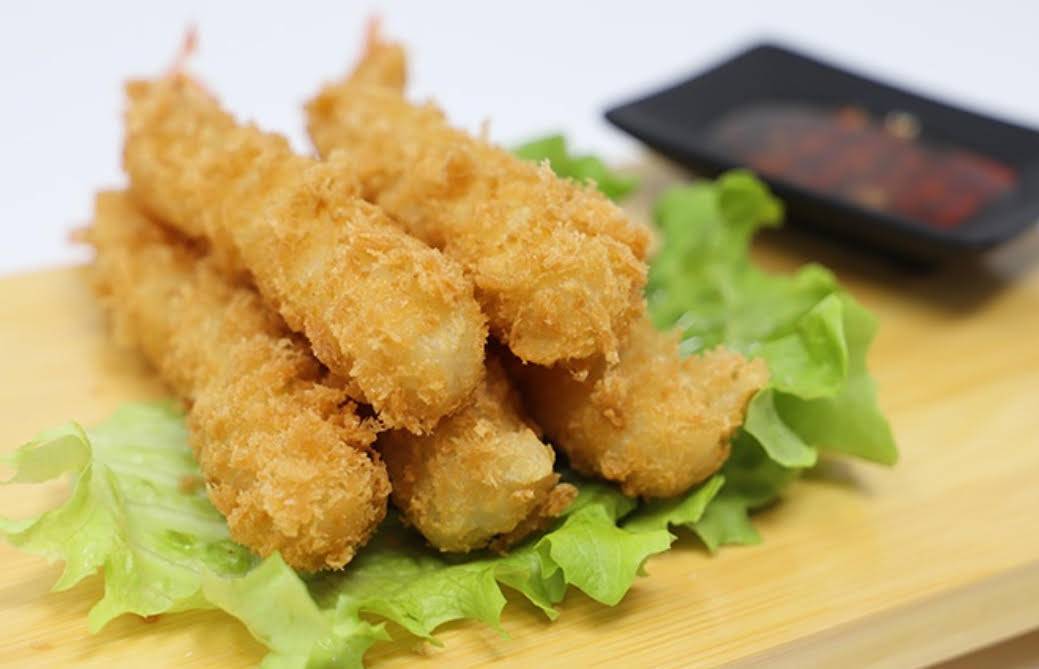 123- Crevettes panées
