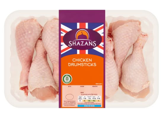 Shazans Halal Chicken Drumsticks (1kg)