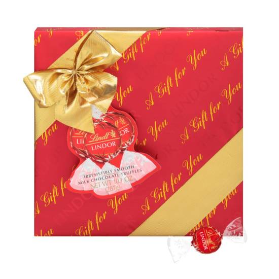 Order Lindt LINDOR Holiday Milk Chocolate Candy Truffles Wrapped Gift Box, 10.1 oz. food online from Cvs store, LODI on bringmethat.com