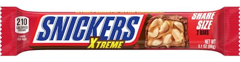 Snickers Xtreme Bar Share Size
