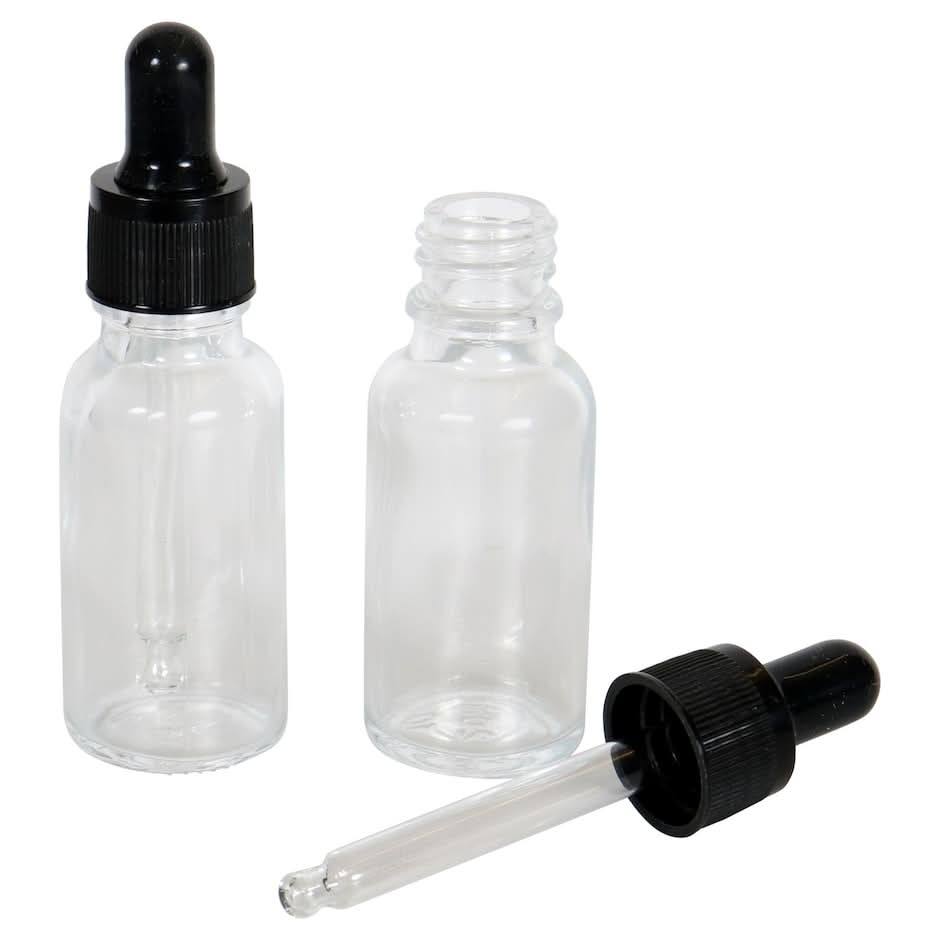 Crafters Square Glass Dropper Bottles, 2-ct. Packs