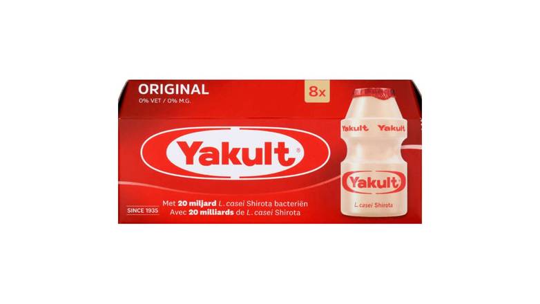 YAKULT Yakult original Les 8 bouteilles de 65ml
