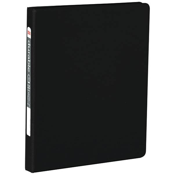 Office Depot Brand 1/2" Round Rings Nonstick 3-ring Black Binder