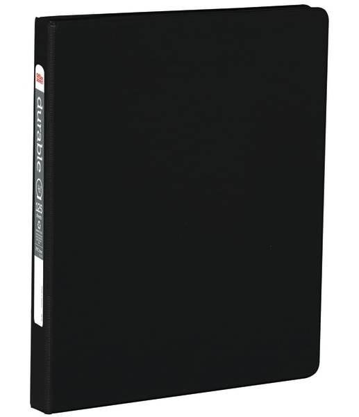 Office Depot Brand 1/2" Round Rings Nonstick 3-ring Black Binder