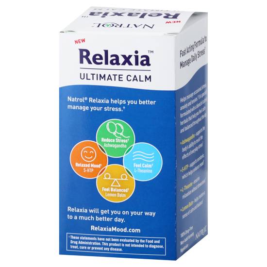 Natrol Relax+ Ultimate Calm Stress Relief Capsules