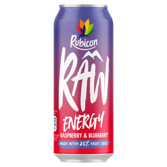 Rubicon Raw Energy Drink (500 ml) (raspberry-blueberry)