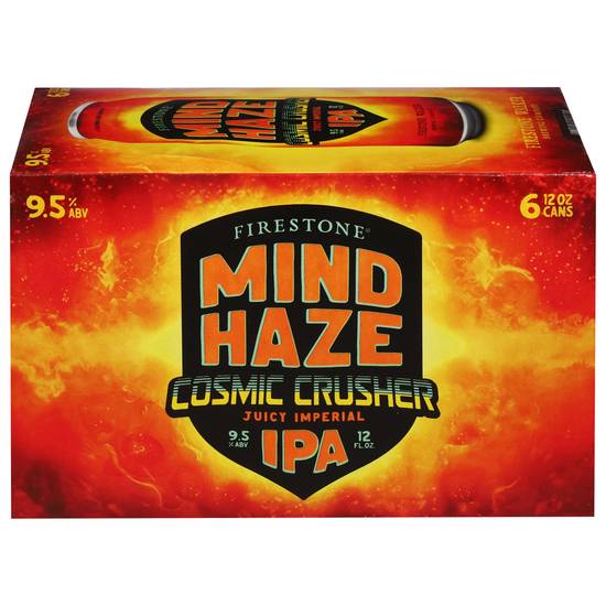 Mind Haze Cosmic Crusher Juicy Imperial Beer Ipa (6 pack, 12 fl oz)